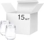 Упаковка банок для консервування PGP Glassworks ТО Твіст 0.5 л х 15 шт (ТВ000029094)