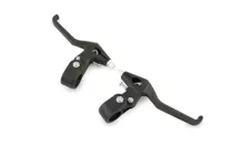 Ручки керма велосипедні (гальмові) (пара, чорні) (mod:3) YKX MPARTS