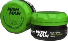 Глина Nishman Hair Matte Clay M2 для укладання волосся 30 мл (8682035084693)