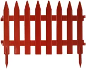 Газонна огорожа ММ Пласт 46 х 36 см 10 шт Теракотова (ТВ000024208)