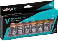 Набір фарб акрилових Vallejo Model Color 70.124 Face & Skin Tones 8 x 18 мл (8429551701242)