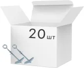 Анкер пружинний snapt Парасолька, O-подібний гак, цинк білий М4x75 20 шт (04014400232)