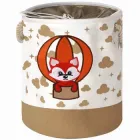 Кошик для іграшок/білизни на шнурівці 45х35 см Бежевий - Лисеня