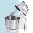 Стаціонарний кухонний ручний міксер з чашею та підставкою SK GG20 з насадками, 250W