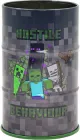 Стакан-підставка бочка YES Minecraft метал Сірий (708376) (5056574447036)