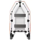 Надувний човен Kolibri KM-260 світло-сіра без настилу