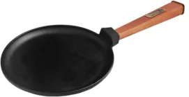 Сковорода для млинців Brizoll Optima чавунна з ручкою 220х15 мм (O2215-P)