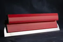 Шпатель механічний 600 х 0,5 мм малярський нержавіючий пластикова ручка (600G5A)