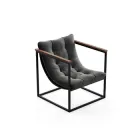 Крісло ViaN Loft Black велюр