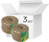 Шпагат джутовий Радосвіт двонитковий 45 м 3 шт Кремово-кавовий (4820172930679)