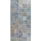 Стінова ПВХ панель Блакитний мармур камінь 960*480мм під плитку квадрати вологостійка декоративна вініл