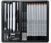 Набір для малювання ACMELIAE ARTMATE 22 предмети в металевому футлярі