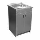 Тумба для кухні Антрацит 50 з мийкою 50х60 з сифоном