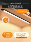 Портативна LED-лампа з акумулятором для будь-яких поверхонь на магнітах (40СМ)