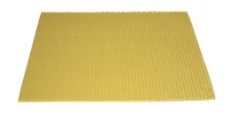 Вощина для свічок 20 см*20 см з бджолиного воску, 1 аркуш. Колір бежевий