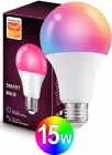Розумна лампочка RGB з Wi-Fi / Bluetooth Tuya Smart LED A60 E27 2700-6500 K 15W Color/White музична з таймером Android / iOS