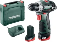 Акумуляторний дриль-шурупокрут Metabo PowerMaxx BS BL 2х2.0 А·год у кейсі (601721500)