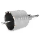 Свердло по бетону корончасте 65 мм Intertool (+ перехідник SDS Plus 100мм)