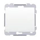 Вимикач одноклавішний Siemens Iris 16А 250В білосніжний (18505 W)