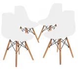 Стілець Bonro В-173 FULL KD білий (4 шт) (47000070)