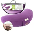 Подушка для йоги та медитації з гречаним лушпінням ТМ IDEIA, 46х25х10 см т/бузок (8-30233*009)