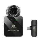 Бездротовий петличний мікрофон для смартфона Puluz, Type-C Phone, Type-C Receiver PULUZ PU646B шумозаглушення