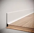 Плінтус алюмінієвий накладний Kluchuk 60х12х2700 ral 9003 Білий ALU-N6012b