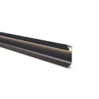 Плінтус прихованого монтажу LED Kluchuk 50х14.5х2700 Ral 9005 Чорний ALU-SL50ch