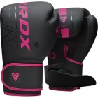 Боксерські рукавиці RDX F6 MATTE PINK-12OZ (капа в комплекті) Рожеві (BGR-F6MP-12OZ)
