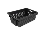 Ящик SOLO PLAST пластик овочевий, перфорований ЯПМ.04, 600х400х200 для овочів та фруктів