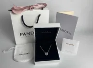 Pandora намисто "Блискуче серце нескінченності" + пакування у подарунок