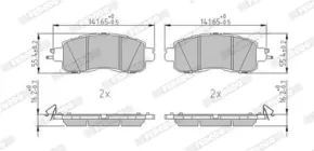 Колодки гальмівні дискові передні Ferodo (FDB5246)
