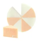 Спонж для макіяжу круглий Beter сегментований латекс 8 шт. (8412122222314)