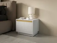 Тумба нічна Perfect Home Роял / Royal S54 з 1 ящиком Білий