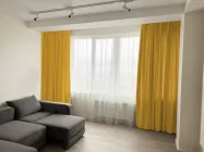 Комплект штор MANA мікровелюр Diamond 150*250 см, дві штори. Колір жовтий (344).