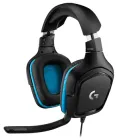 Навушники гарнітура Logitech G432 Black чорний/синій (252704)