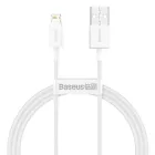 Кабель Baseus Superior Series USB to Lightning 2.4A 1m White (CALYS-A02)