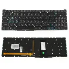 Клавіатура для ноутбука ACER (Nitro: AN515-55) rus, black, без фрейма, підсвітка клавіш (ОРИГИНАЛ RGB) (2209692)
