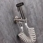 Гігієнічний душ + змішувач із захистом від незакриття NananIbes ТІ-2 SET Сріблястий