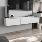 Тумба під телевізор підвісна 1500x242x360 мм Білий (mt-221-wh)