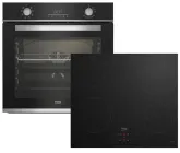 Духова шафа електрична + Варильна поверхня індукційна Beko BBSM13300XM (комплект)