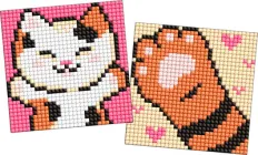 Алмазна мозаїка Ideyka на самоклеючій основі Для дітей Пухнастик 9х9 см (AMS1054)