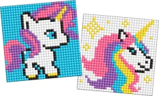 Алмазна мозаїка Ideyka на самоклеючій основі Для дітей Одноріжка 9х9 см (AMS1056)