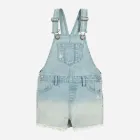 Дитячий джинсовий напівкомбінезон