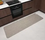 Безворсовий килим на гумовій основі Flex 0.67x2 м. Бежевий 19706/111