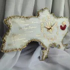 Настінний годинник Україна "Міста України з калиною" 50Х32 см.