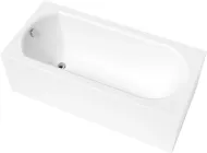 Ванна акрилова Helmken Tressa 170x75 см (446A331R13) комплект 2 в 1: прямокутна ванна, Сірий підголовник