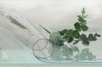 М'яке скло захисне покриття на стіл Crystal 80 х 120 см 1000 мкм прозоре