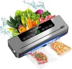 Вакууматор для продуктів, вакуумний пакувальник для дому, кухні, м'яса, пакування їжі, для тривалого зберігання