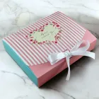 Коробка Стильна "Best wishes" 25x20x5 см